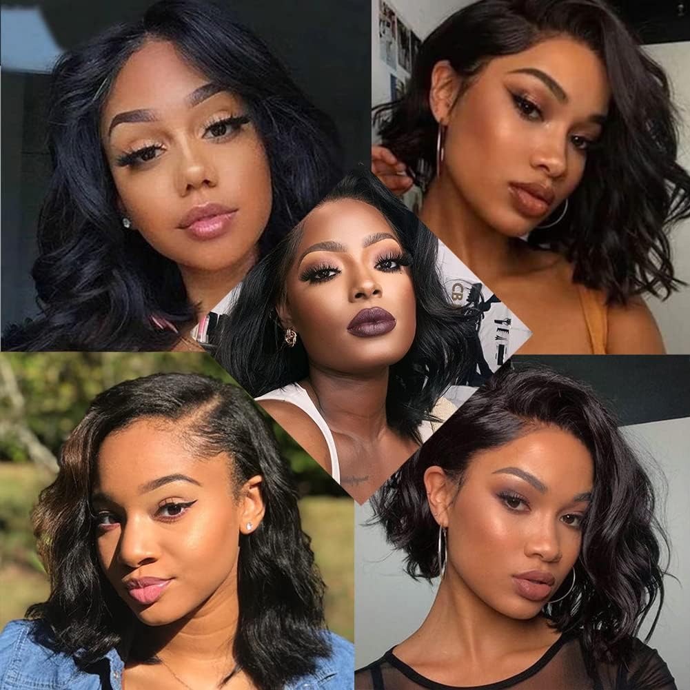 Estilar 99j Burgundy Deep Wave Lace Front Wigs Human Hair 200 Density 13x6 HD Lace Frontal Wigs Pre Plucked Deep Curly Glueless Wigs Human Hair with Baby Hair for Women Red Color 28 Inch