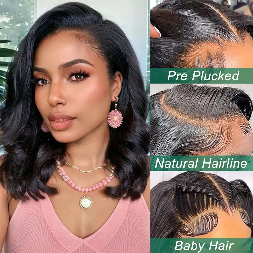 Estilar 99j Burgundy Deep Wave Lace Front Wigs Human Hair 200 Density 13x6 HD Lace Frontal Wigs Pre Plucked Deep Curly Glueless Wigs Human Hair with Baby Hair for Women Red Color 28 Inch